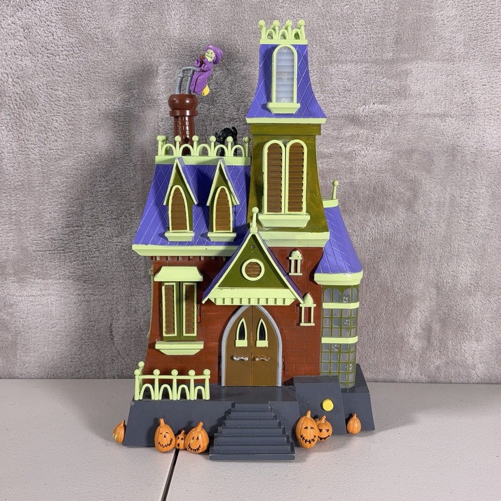 Gemmy Animated Spooky House Haunted House Motion Activated Halloween Decor